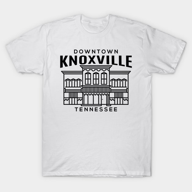 Downtown Knoxville TN T-Shirt by HalpinDesign